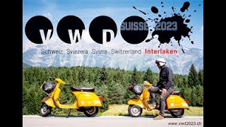 Vespa World Days 2023 Interlaken [upl. by Arihsak281]