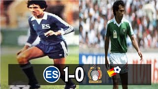 El Salvador 1 vs Mexico 0 FULL GAME 1161981 WCQ1982 [upl. by Eldnek]