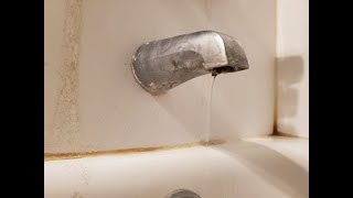 How to Fix Leaky Bathtub Faucet Drip [upl. by Sherrard378]