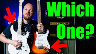 Squier Affinity Stratocaster vs Yamaha Pacifica 112 Battle of the Strats [upl. by Aruabea]