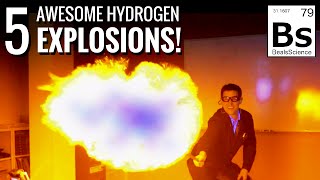 5 Awesome Hydrogen Explosions [upl. by Tine698]