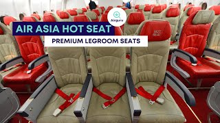 AirAsia Hot Seats  Premium Seats Legroom Review [upl. by Rafaelof]