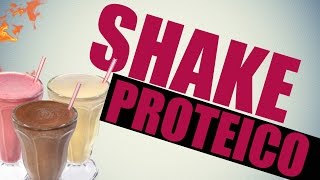 Shake Proteico Caseiro Sem Whey [upl. by Mikiso674]