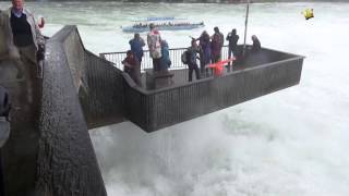 Rheinfall bei Hochwasser [upl. by Runck]