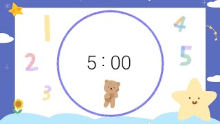 5분 타이머 잔잔한 5분 타이머 5 minute timer [upl. by Erhard]