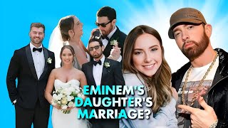 Eminem’s Daughter Hallie Jade Marries Evan MacClintock [upl. by Earas]