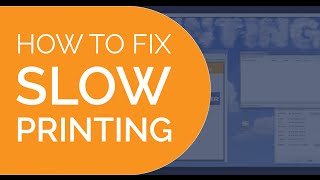 How to fix slow printing [upl. by Yelnoc]