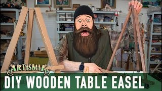 Artist Table Easel  WOODWORKING HOW TO DIY [upl. by Lisbeth839]