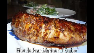 Recette de Filet de Porc Mariné à lÉrable facile et rapide [upl. by Aryahay]