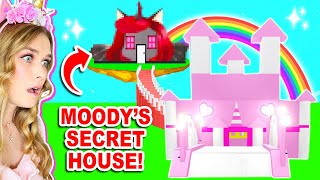 MOODY SECRETLY Built A HOUSE On TOP Of Mine In Adopt Me Roblox [upl. by Jeroma]