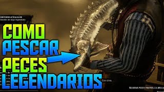 PESCAR PECES LEGENDARIOS EN RED DEAD REDEMPTION 2 [upl. by Naryb]