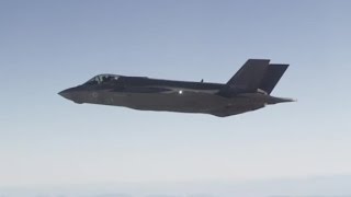 See F35 jet fire 3300 rounds a minute from the air [upl. by Marj8]