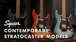 Exploring The Squier Contemporary Stratocaster Models  Fender [upl. by Meil]