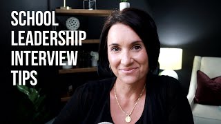 How to Interview for a School Leadership Position  Kathleen Jasper [upl. by Bello965]