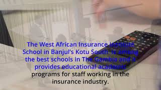 West African Insurance Institute [upl. by Ermentrude887]