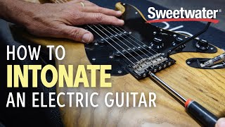 How to Intonate an Electric Guitar [upl. by Aeet930]