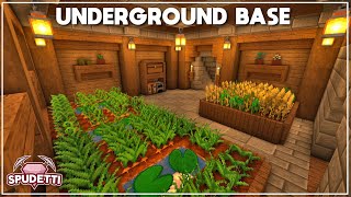 Minecraft How to Build an Underground Base Tutorial 2020 [upl. by Akenat361]