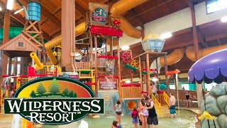 Wilderness Resort Wisconsin Dells Water Park Family vacation [upl. by Ruthann]