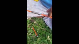 Fixing cut InternetTV cable line Comcast in yard Part 1 [upl. by Noislla65]