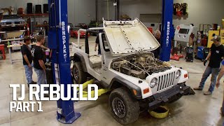 Rebuilding a Jeep TJ to Honor a Special Needs Volunteer  Part 1 [upl. by Menell]