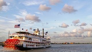 Evening Cruise on the Steamboat Natchez in New Orleans Louisiana [upl. by Eniksre637]