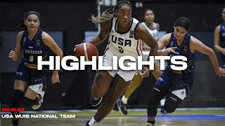 USA stays perfect against El Salvador  HIGHLIGHTS [upl. by Pillyhp646]