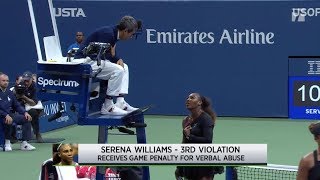 Tennis Channel Live Naomi Osaka defeats Serena Williams In Dramatic US Open Final [upl. by Hulbert163]