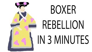 Boxer Rebellion  3 Minute History [upl. by Katrine]