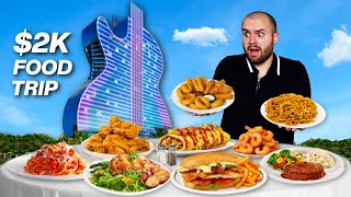 I only ate Guitar Hotel food for 5 Days 2000 Food Challenge [upl. by Kcoj493]