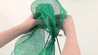 How to Make a Deco Mesh Christmas Tree [upl. by Gruver228]