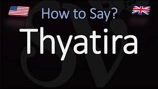 How to Pronounce Thyatira CORRECTLY [upl. by Daitzman]