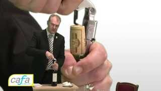 Tutoriel Comment ouvrir une bouteille de vin [upl. by Ahsinuq529]