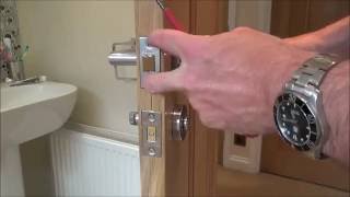 How To repair a faulty broken Door Handle Latch [upl. by Savvas]