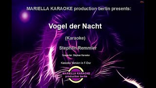 Stefan Remmler Vogel der Nacht Karaoke Version [upl. by Kuster]