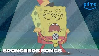 16 Nostalgic Spongebob Songs  Spongebob  Prime Video [upl. by Stanway]