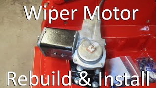 Reassembly 2  Wiper Motor Rebuild and Installation  Roundtail Restoration [upl. by Nena945]