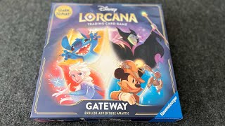 Disney Lorcana Gateway unboxing TCG [upl. by Agosto906]