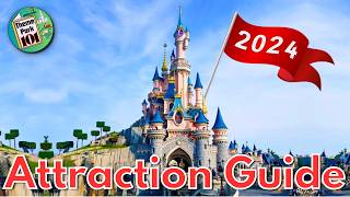 Disneyland Paris Park ATTRACTION GUIDE  2024  All Rides amp Shows  Paris FRANCE [upl. by Osman]