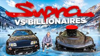 1000HP Supra terrorizing Billionaires Hypercarmeet in Switzerland [upl. by Krever]