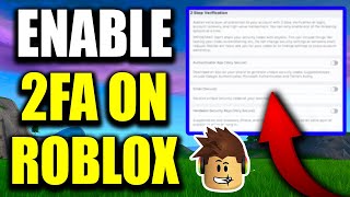 How To Enable 2FA On Roblox  Easy Guide [upl. by Naud]