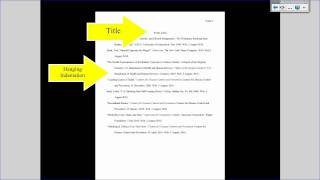 MLA Tutorial 3 Works Cited Page Formatting [upl. by Sivolc352]