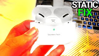 How To FIX AirPods Pro Crackling  Static Noise Sounds 100 FIX [upl. by Onairam]