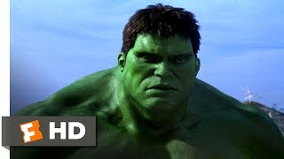 Hulk vs Absorbing Man Hulk 2003 Movie Clip Blu ray 1080p [upl. by Inttirb]