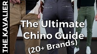 The Complete Chino Buying Guide  20 Brands from HampM Uniqlo Gap Bonobos and more [upl. by Einatirb]