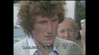 Bob Willis 8 For 43 Headingley 1981 HD [upl. by Fairleigh]