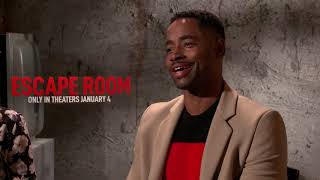 Escape Room Interview Deborah Ann Woll amp Jay Ellis [upl. by Laynad]