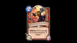 Cruel Taskmaster Sounds  Hearthstone [upl. by Asilana412]