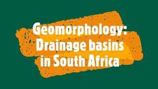 Geomorphology Drainage basins in South Africa [upl. by Ahsyen]