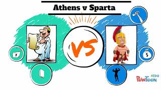 Athens Vs Sparta [upl. by Alul]