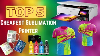 Top 5 Cheapest Sublimation Printer [upl. by Hilaire]